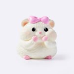 Creamy Hamster Princess Taba Squishy