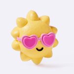 Sun with Pink Sunglasses